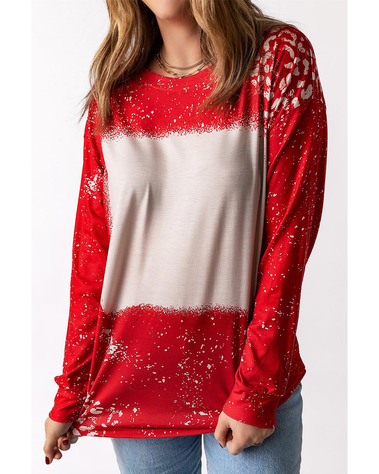 Azura Exchange Bleached Leopard Spot Pullover - L Main image