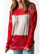Azura Exchange Bleached Leopard Spot Pullover - M