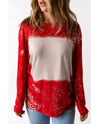 Azura Exchange Bleached Leopard Spot Pullover - M