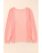 Azura Exchange Patchwork Long Sleeve Top - M