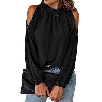 Azura Exchange Bishop Sleeve Blouse - L