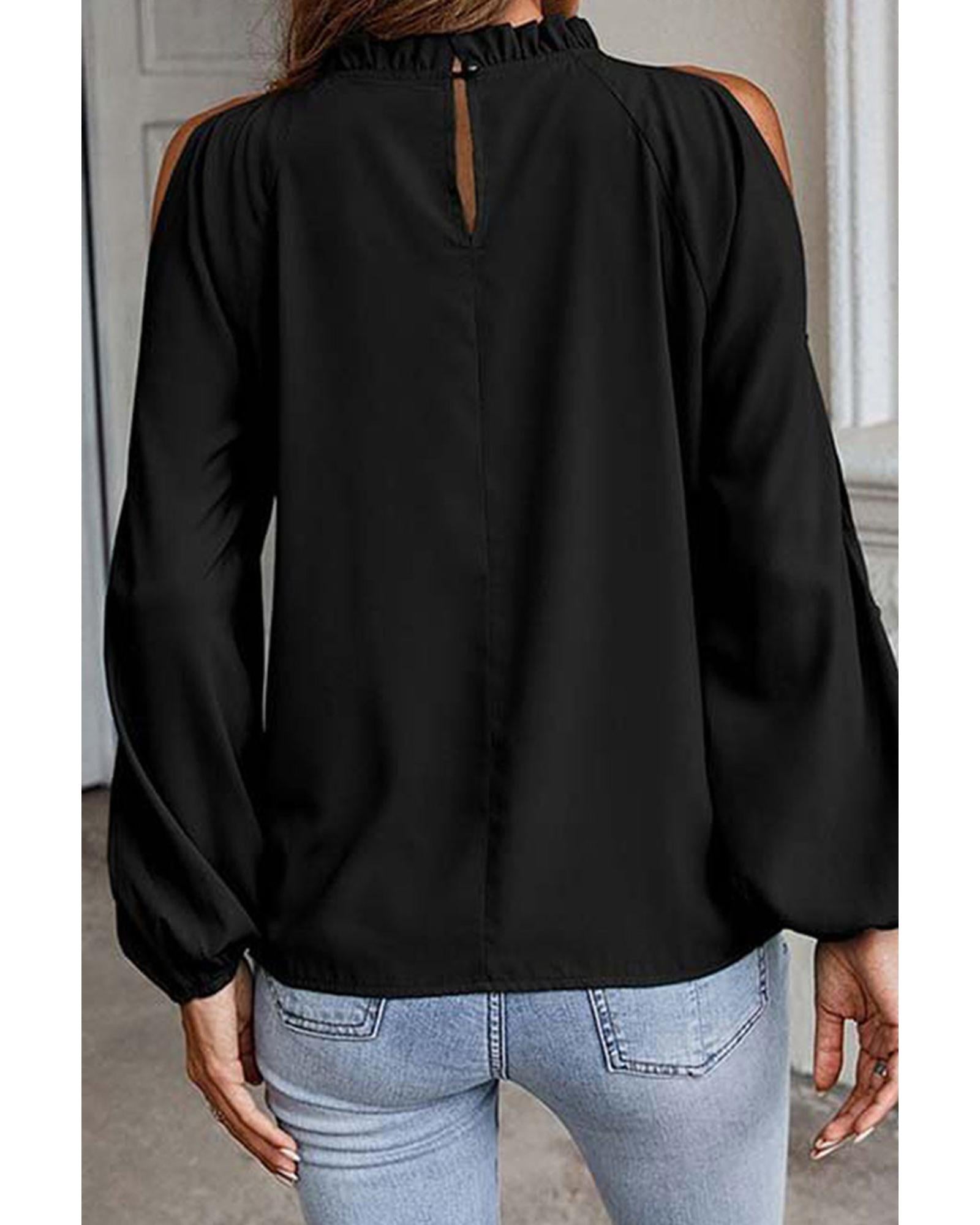 Azura Exchange Bishop Sleeve Blouse - M Secondary image