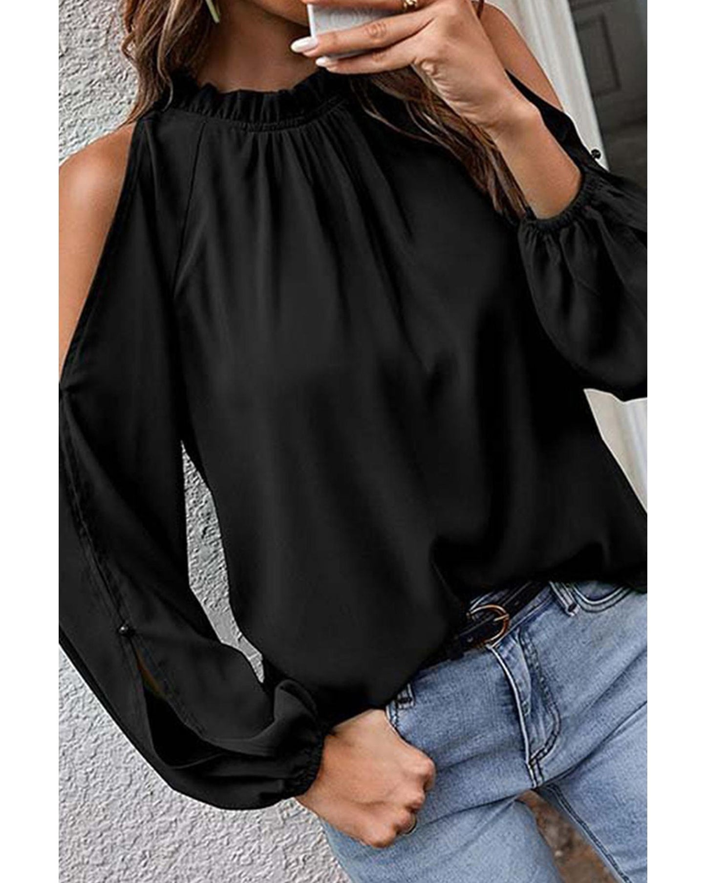 Azura Exchange Bishop Sleeve Blouse - XL