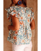 Azura Exchange Vintage Floral Sleeveless Tank Top - S Women's Tops & T-shirt Azura Exchange