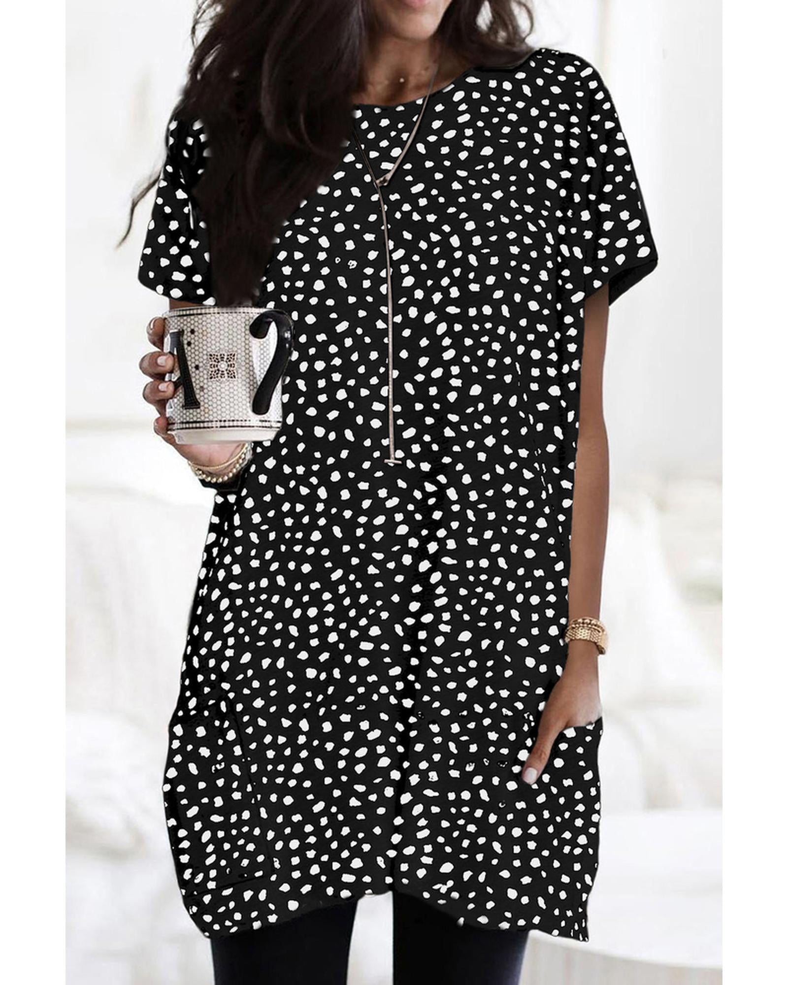 Azura Exchange Leopard Print Tunic Top - M Main image