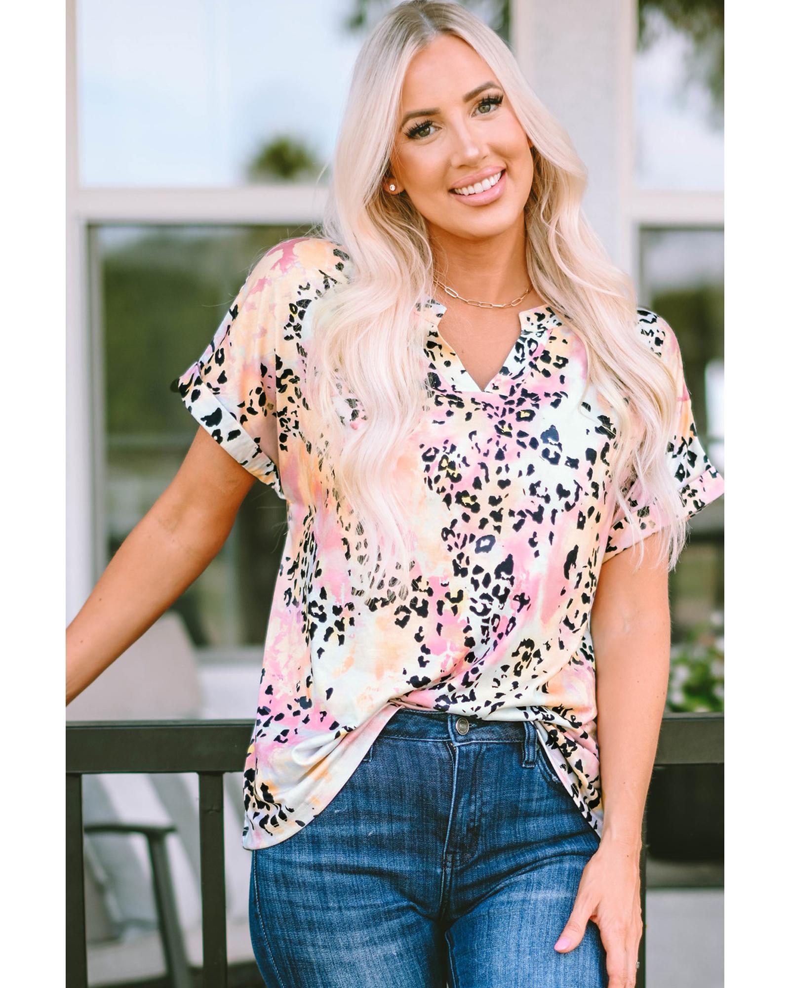 Azura Exchange Notch V Neck Blouse - S Main image