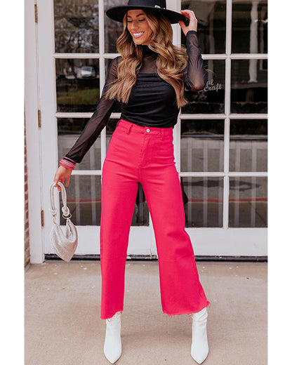 Azura Exchange Ruched Mesh Long Sleeve Top - S