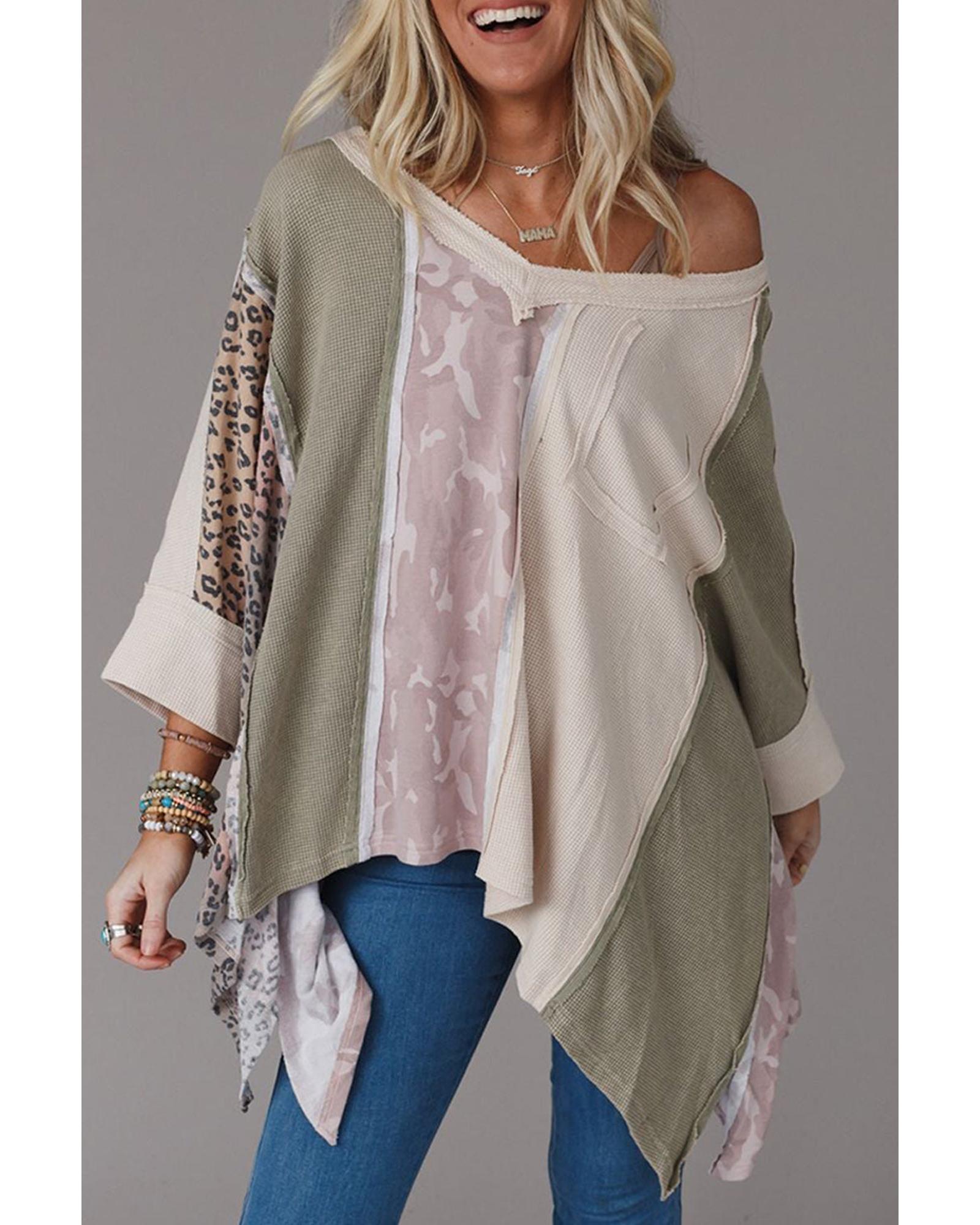 Azura Exchange Patchwork Oversized Top - L Main image