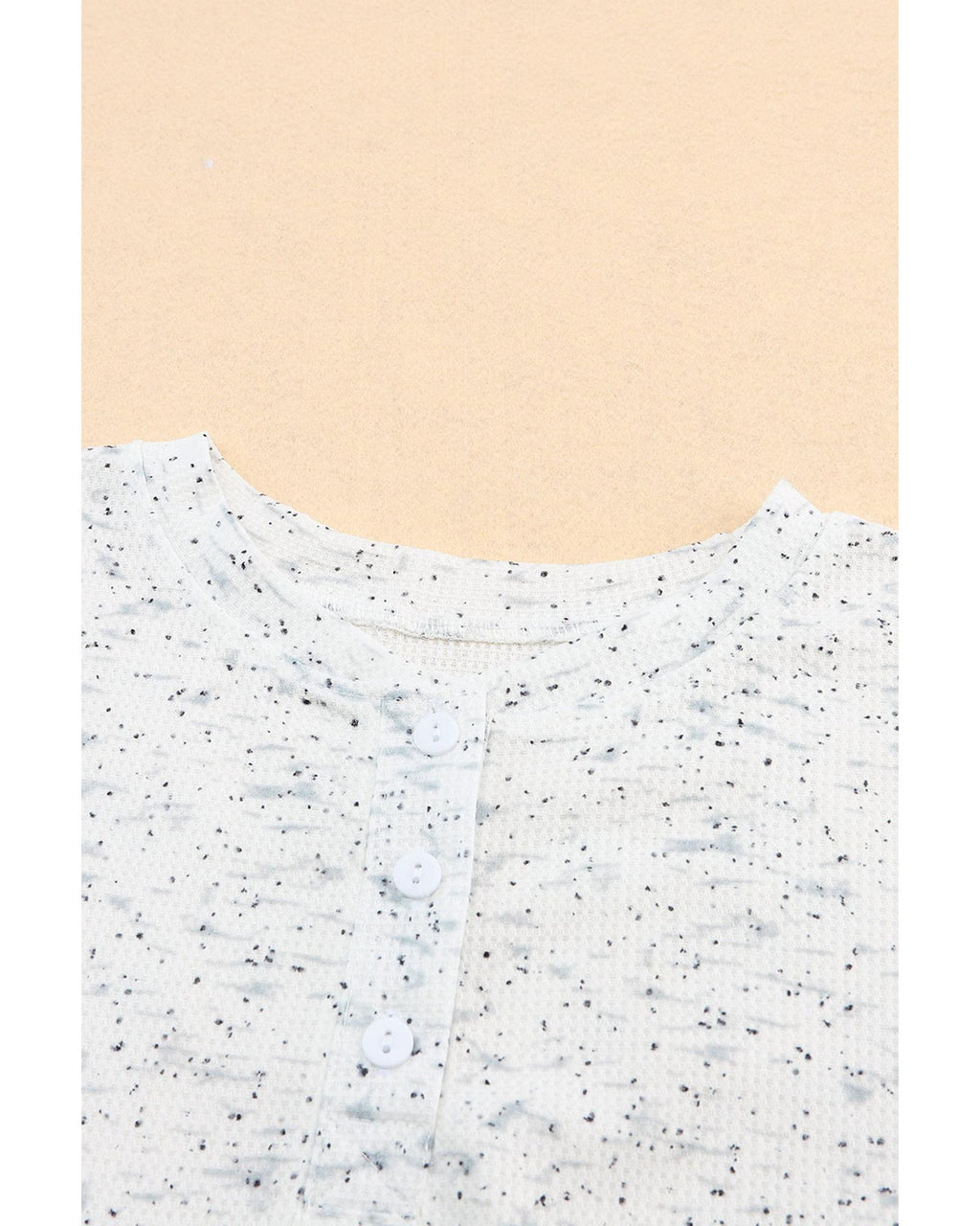 Azura Exchange Relaxed Rib Knit Long Sleeve Henley Top - XL