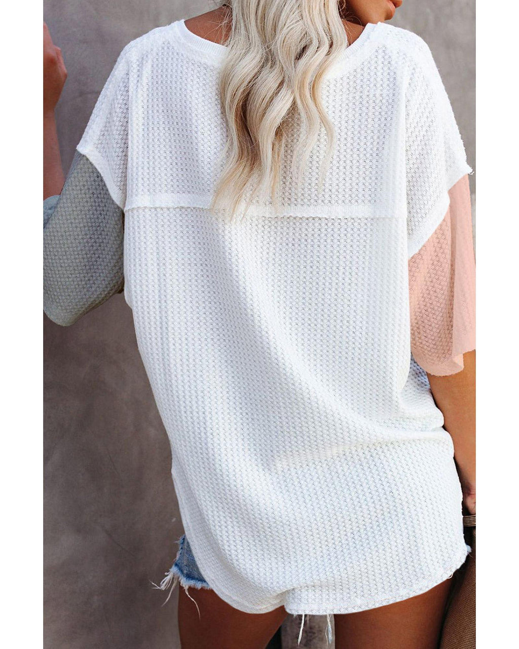 Azura Exchange Colorblock Long Sleeve Oversized Top - L Women's Tops & T-shirt Azura Exchange