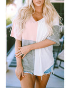 Azura Exchange Colorblock Long Sleeve Oversized Top - M Women's Tops & T-shirt Azura Exchange