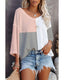 Azura Exchange Colorblock Long Sleeve Oversized Top - S Women's Tops & T-shirt Azura Exchange