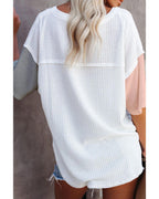 Azura Exchange Colorblock Long Sleeve Oversized Top - S Women's Tops & T-shirt Azura Exchange