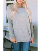 Azura Exchange Patchwork Long Sleeve Top - M