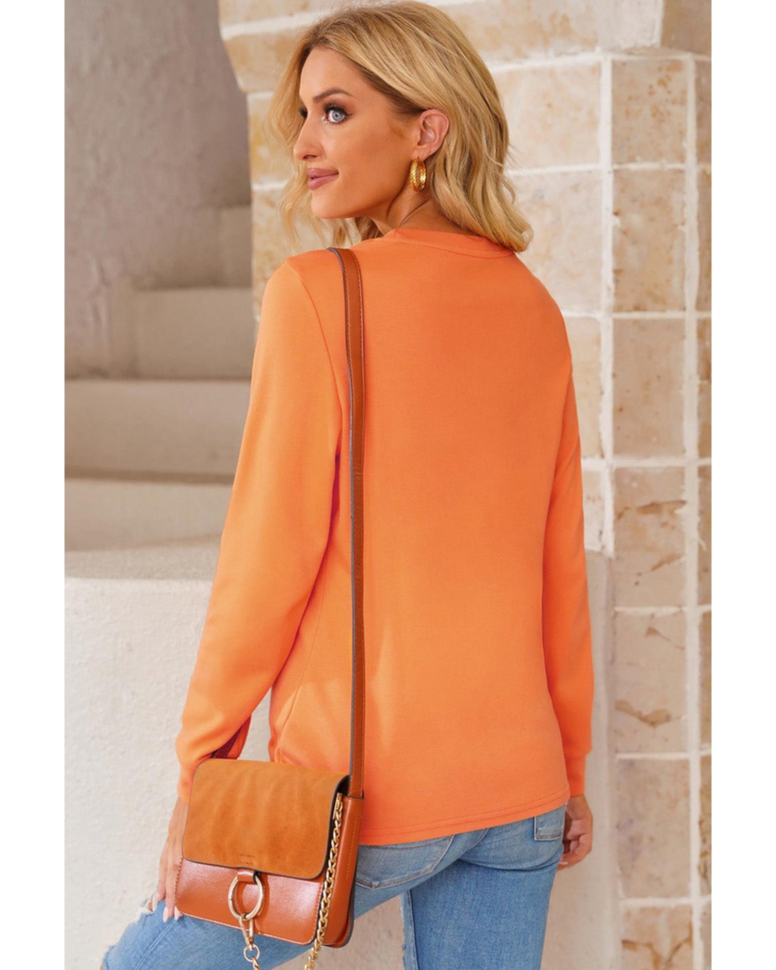 Azura Exchange Graphic Print Long Sleeve Top - L Secondary image