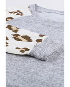 Azura Exchange Leopard Print Long Sleeve Top - L