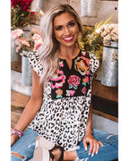 Azura Exchange Embroidered Shift Top - L