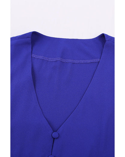 Azura Exchange Button Tie Top - L