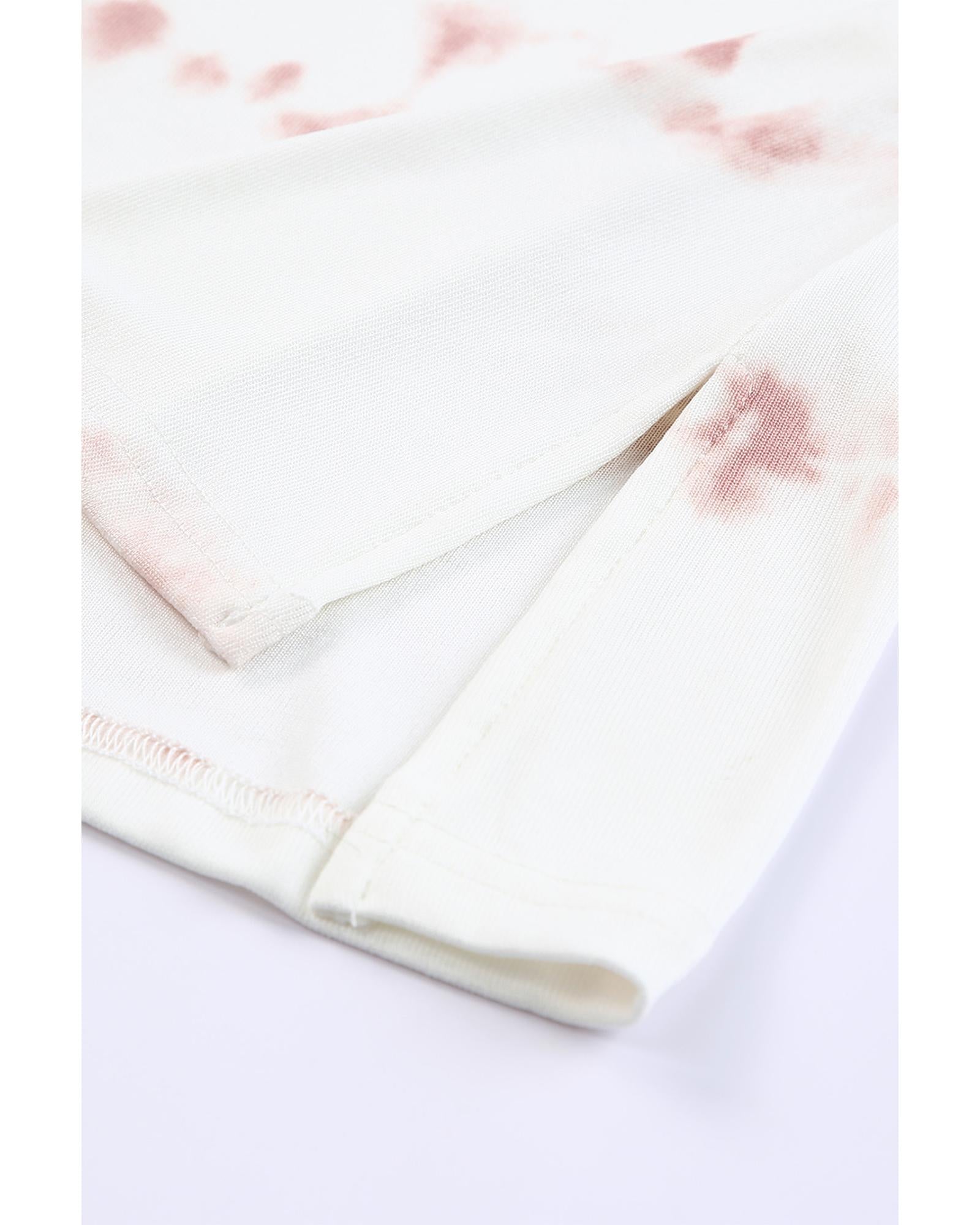 Azura Exchange Striped Tie Dye Tee - S