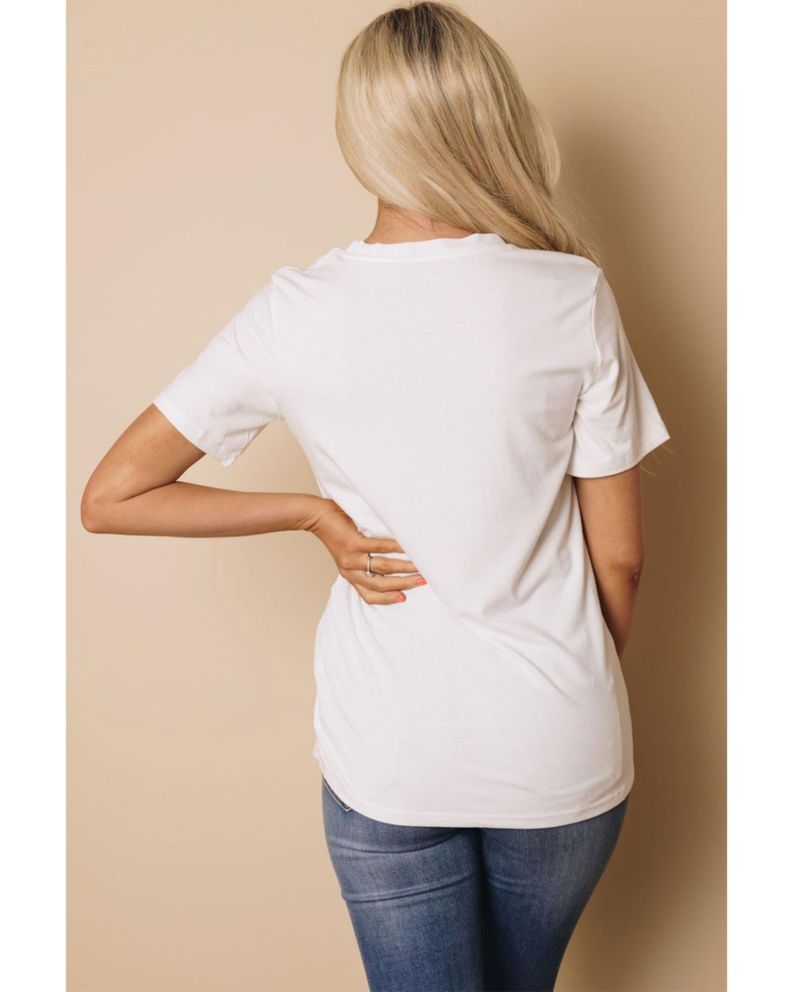 Azura Exchange Kind Heart Print T-shirt - XL Secondary image