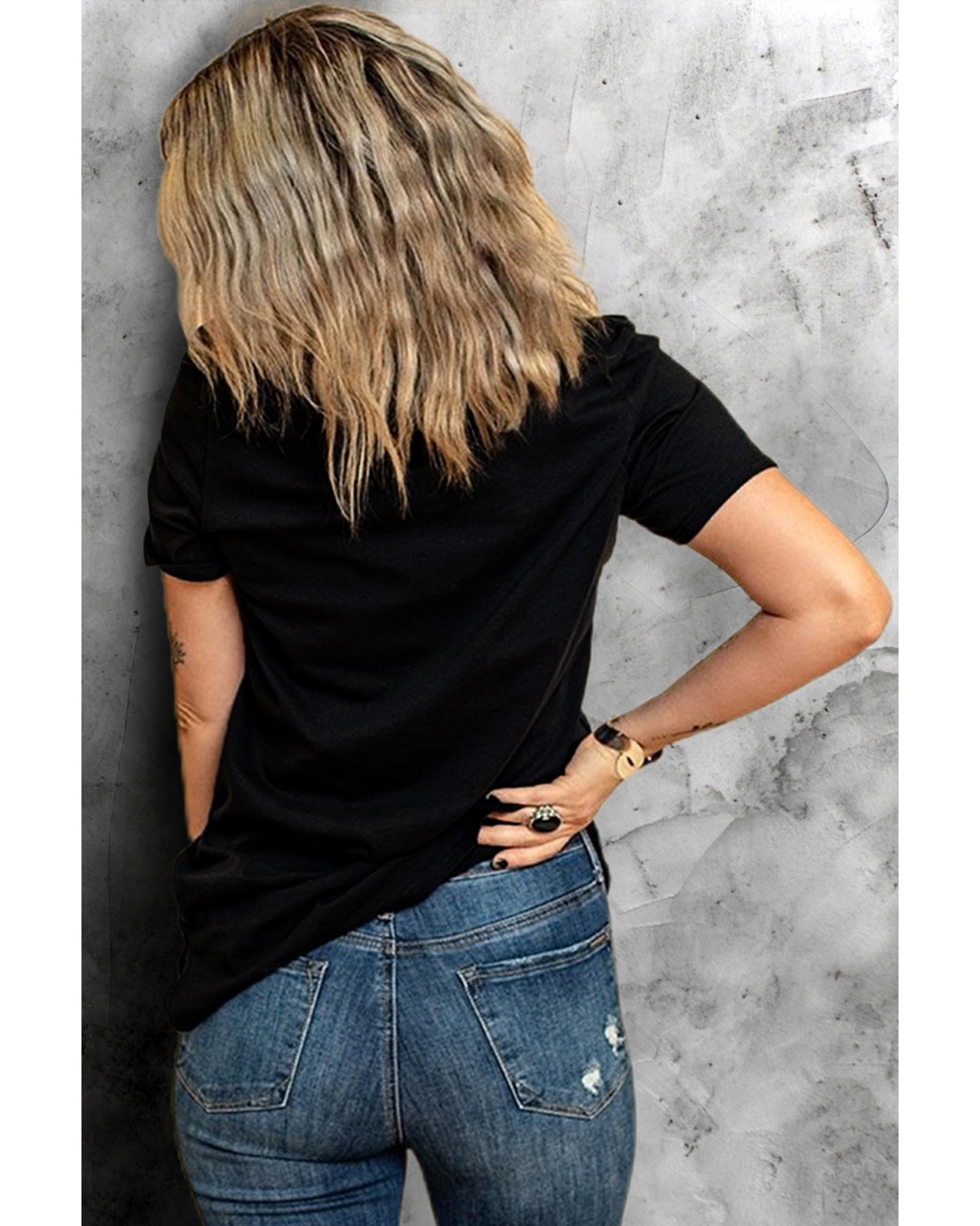Azura Exchange Mama Prays Letters Print Plain Tee - 2XL Secondary image