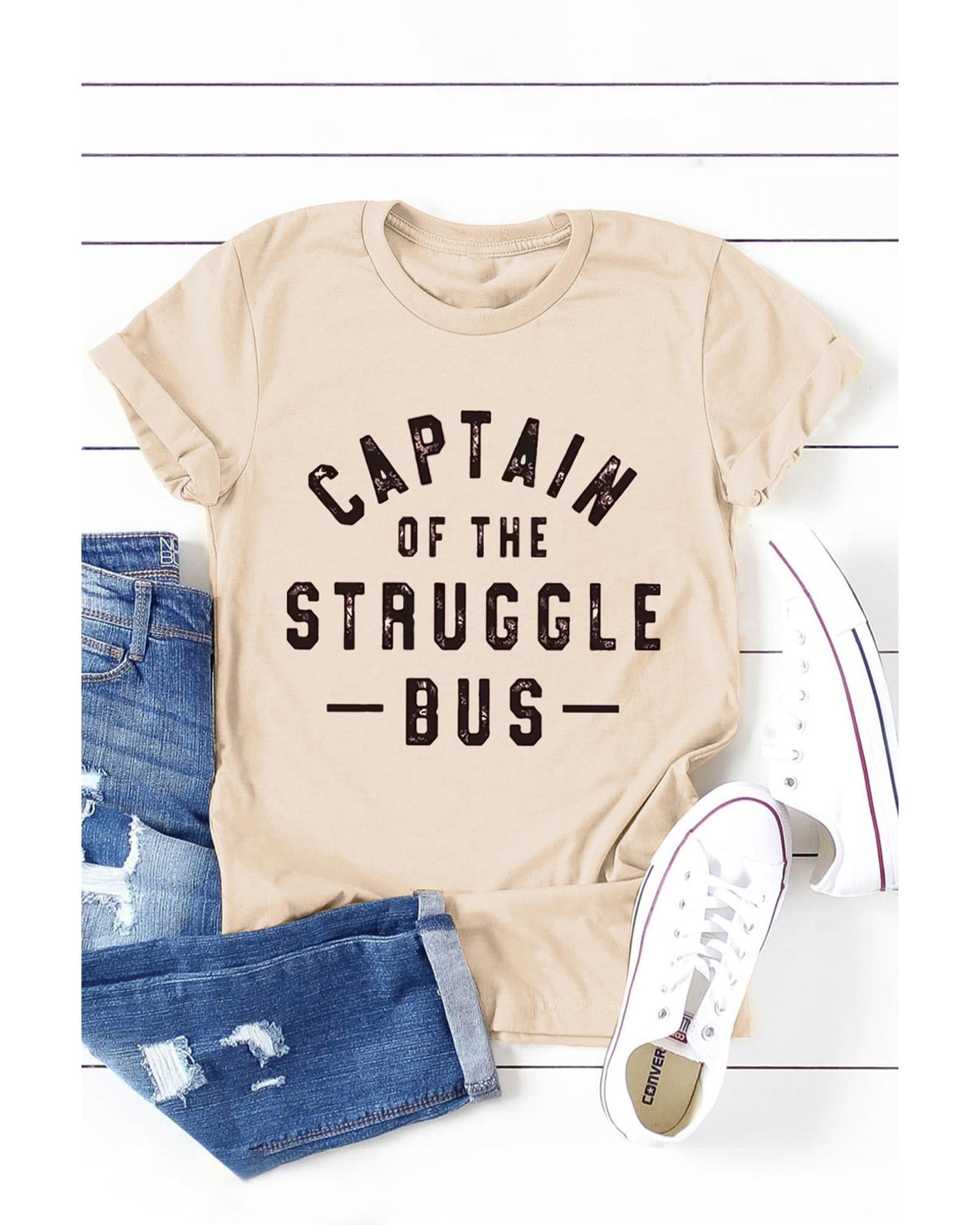Azura Exchange Letters Print Crew Neck Tee - M Main image