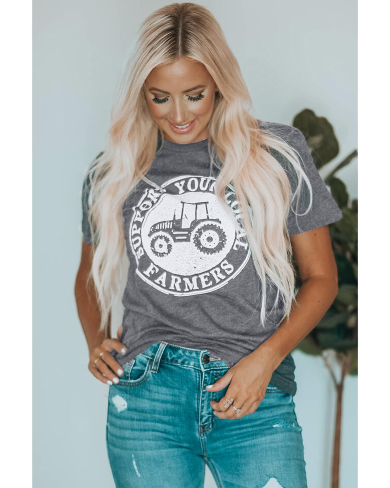 Azura Exchange LOCALFARMERS Graphic Tee - L Secondary image