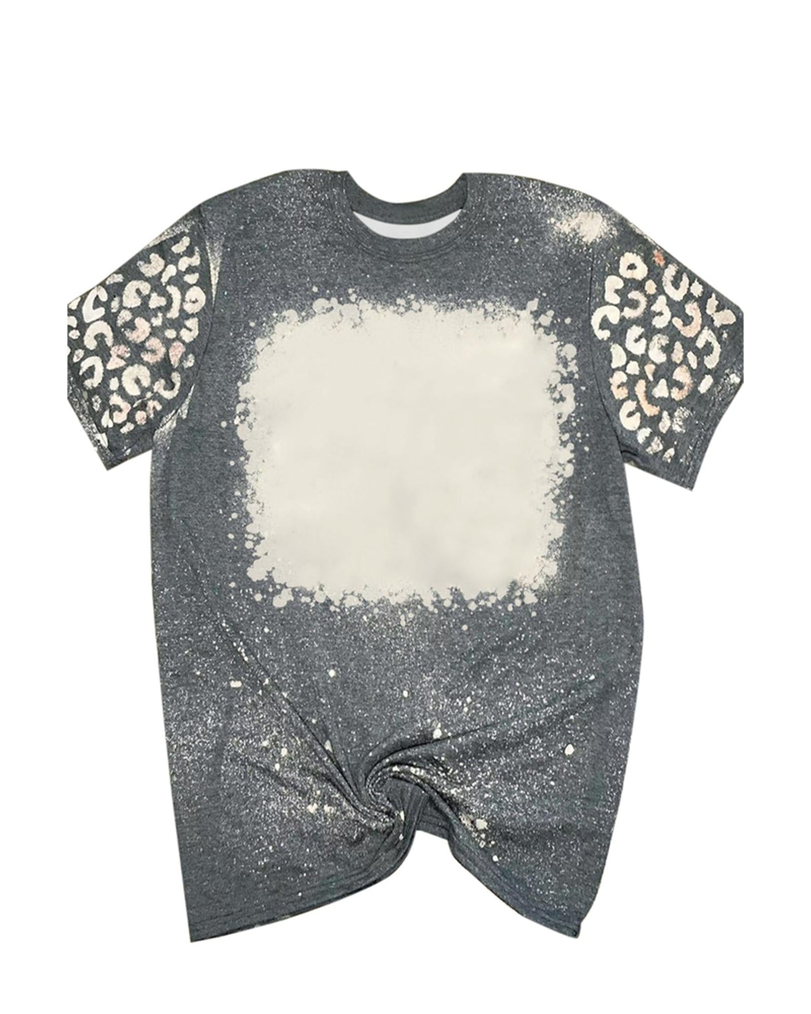 Azura Exchange Leopard Print Short Sleeve T-shirt - S