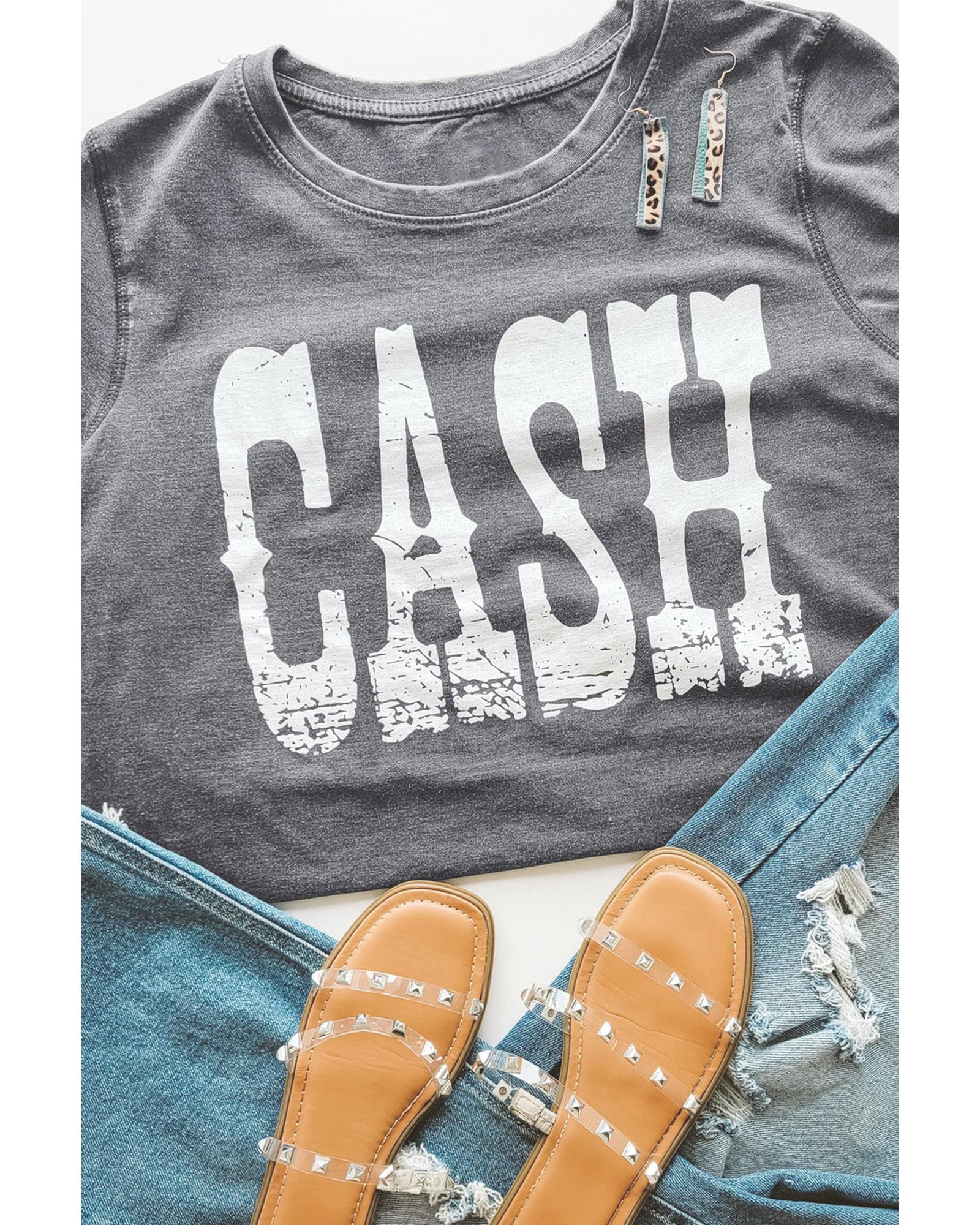 Azura Exchange CASH Letter Print Tee - M Main image