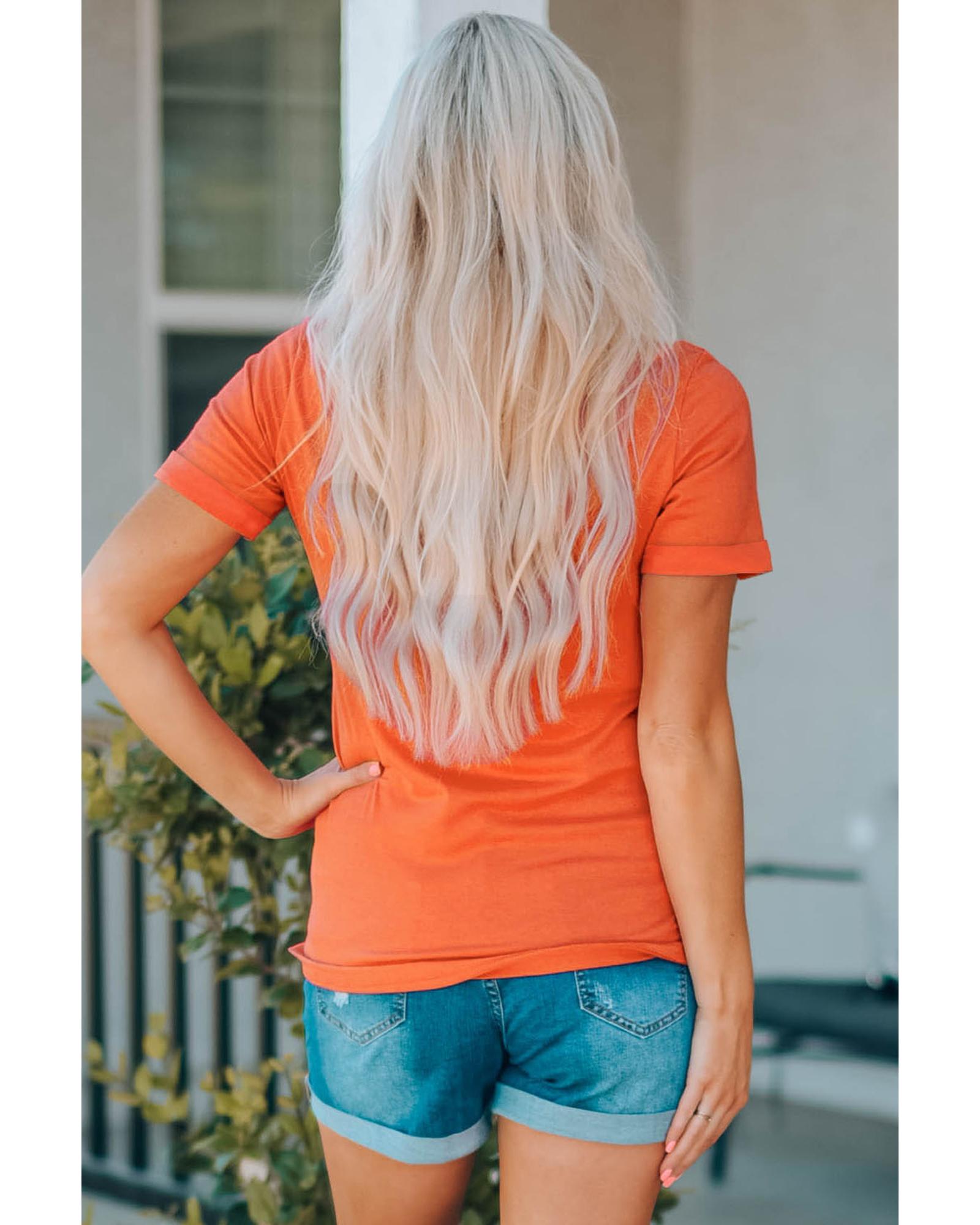 Azura Exchange Graphic Print Crewneck T-Shirt - Be The Sunshine - S Secondary image