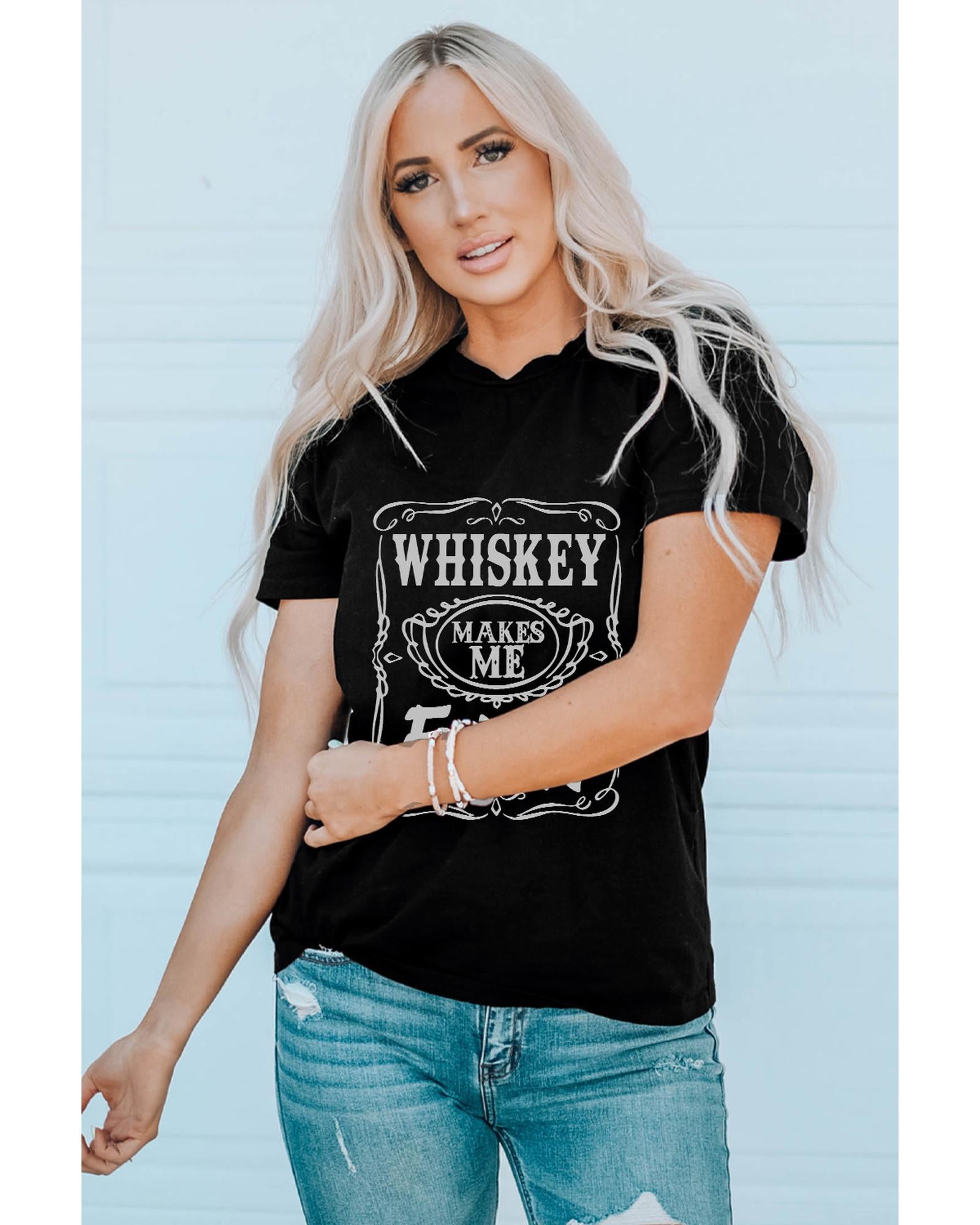 Azura Exchange Frisky Print Crewneck Graphic Tee - 2XL Main image