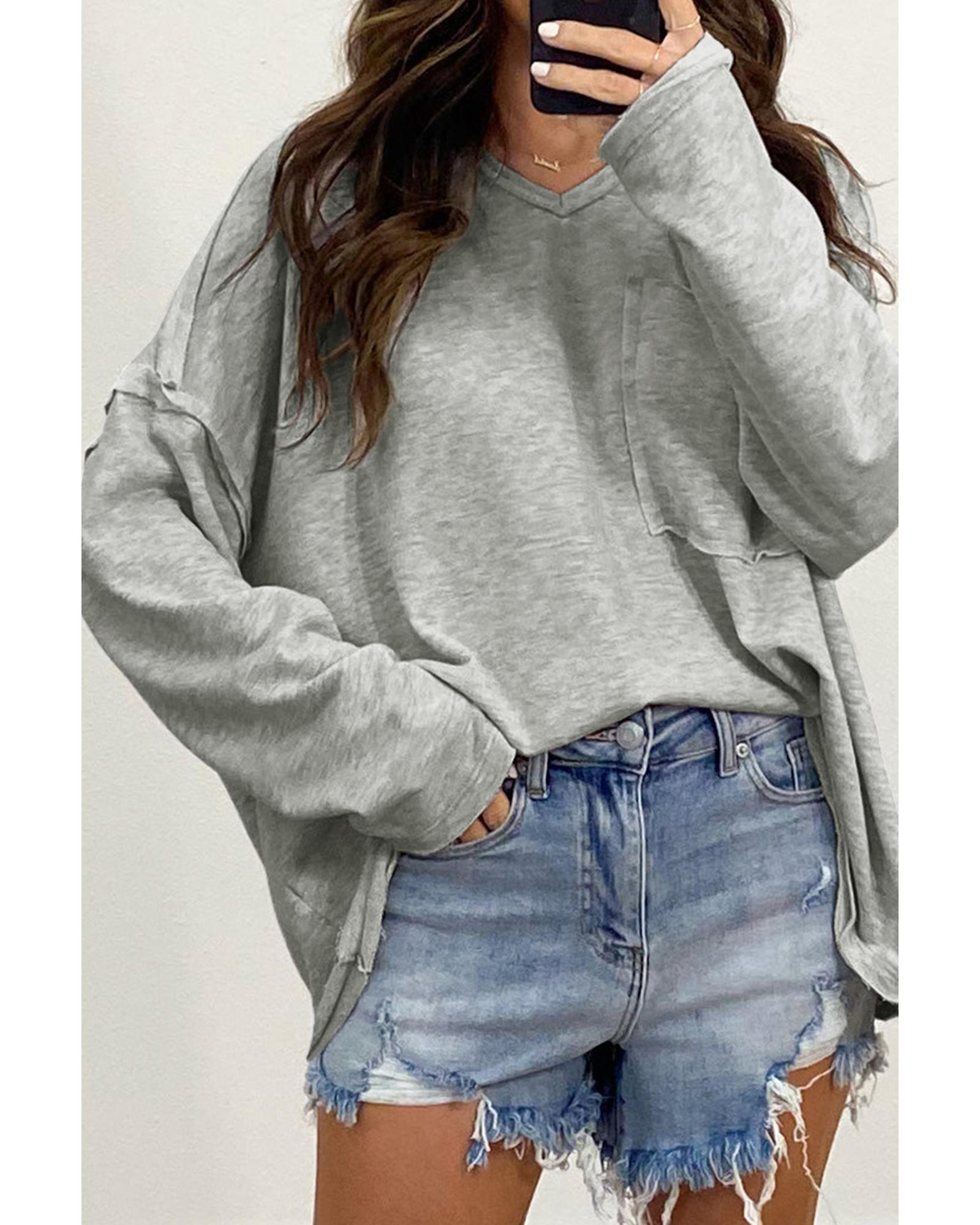 Azura Exchange Oversized Drop Sleeve Top - M Main image