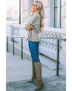 Azura Exchange Oversized Drop Sleeve Top - M
