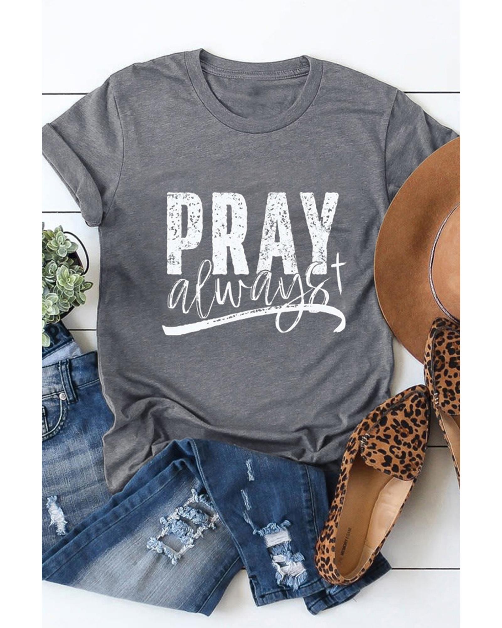 Azura Exchange Pray Always Graphic Tee - S Main image