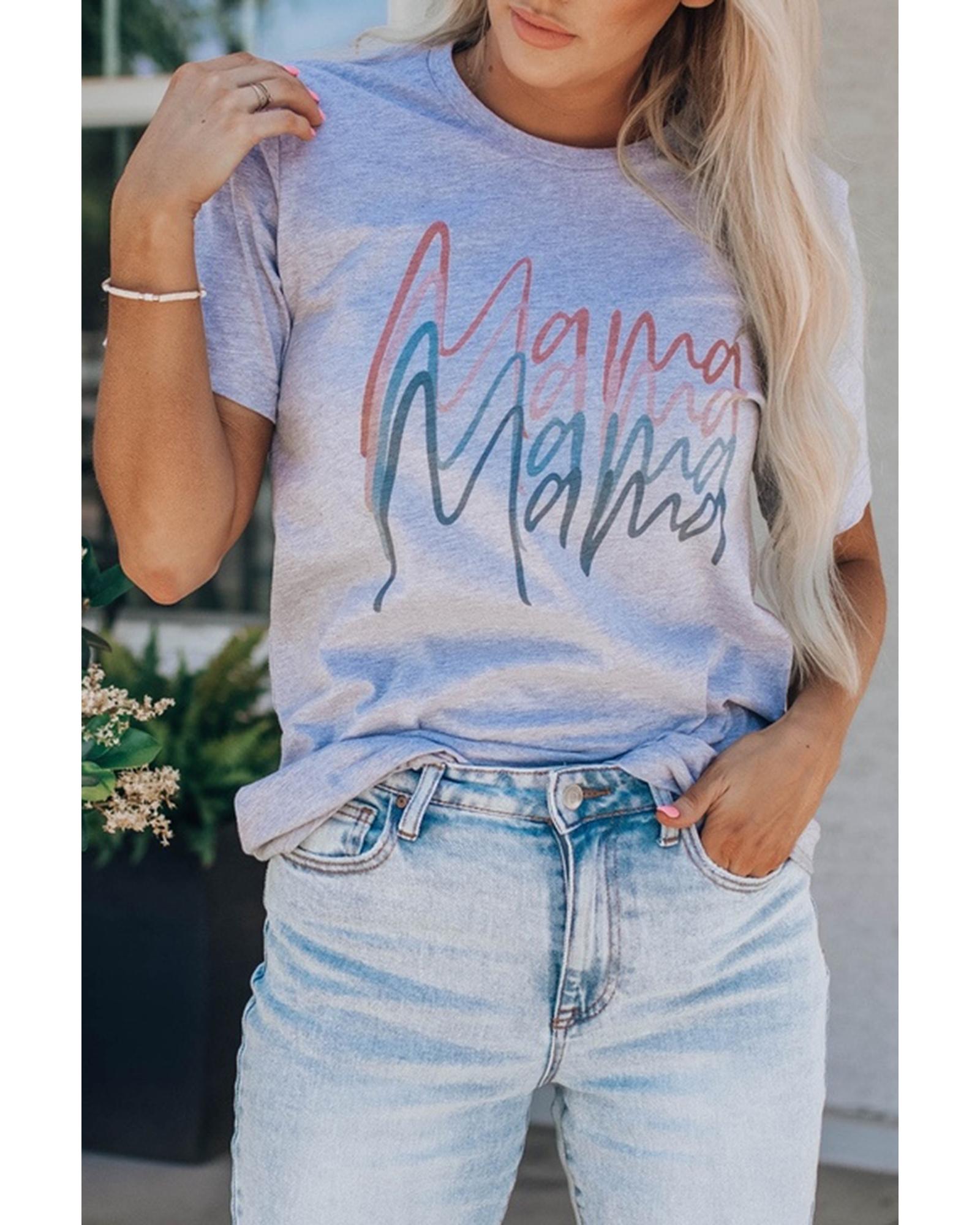 Azura Exchange Mama Quadruple Shadows Graphic Tee - M Main image