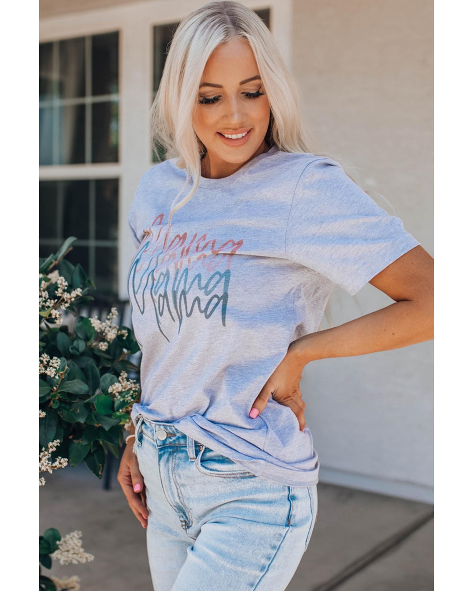 Azura Exchange Mama Quadruple Shadows Graphic Tee - S Secondary image