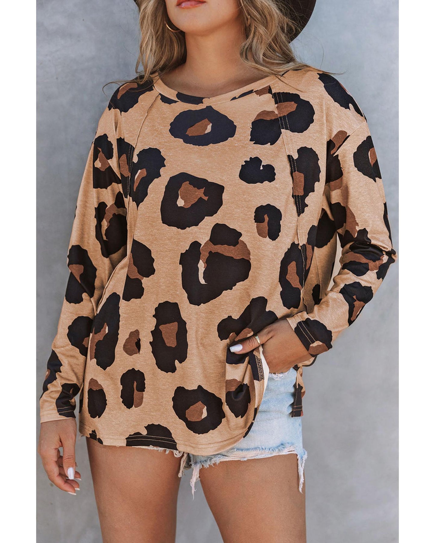 Azura Exchange Long Sleeve Loose Top - XL