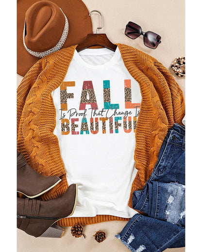 Azura Exchange Leopard Print Short Sleeve T Shirt - S