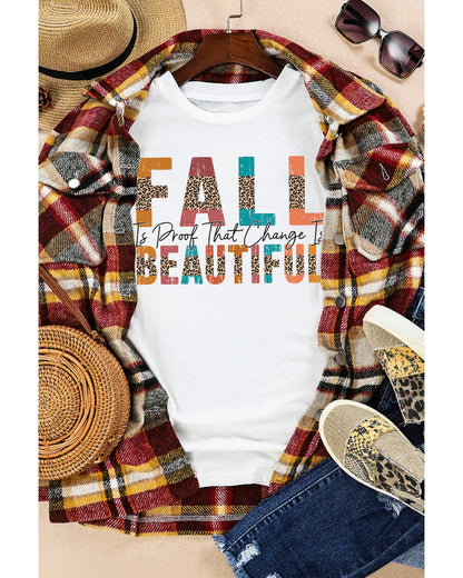 Azura Exchange Leopard Print Short Sleeve T Shirt - S