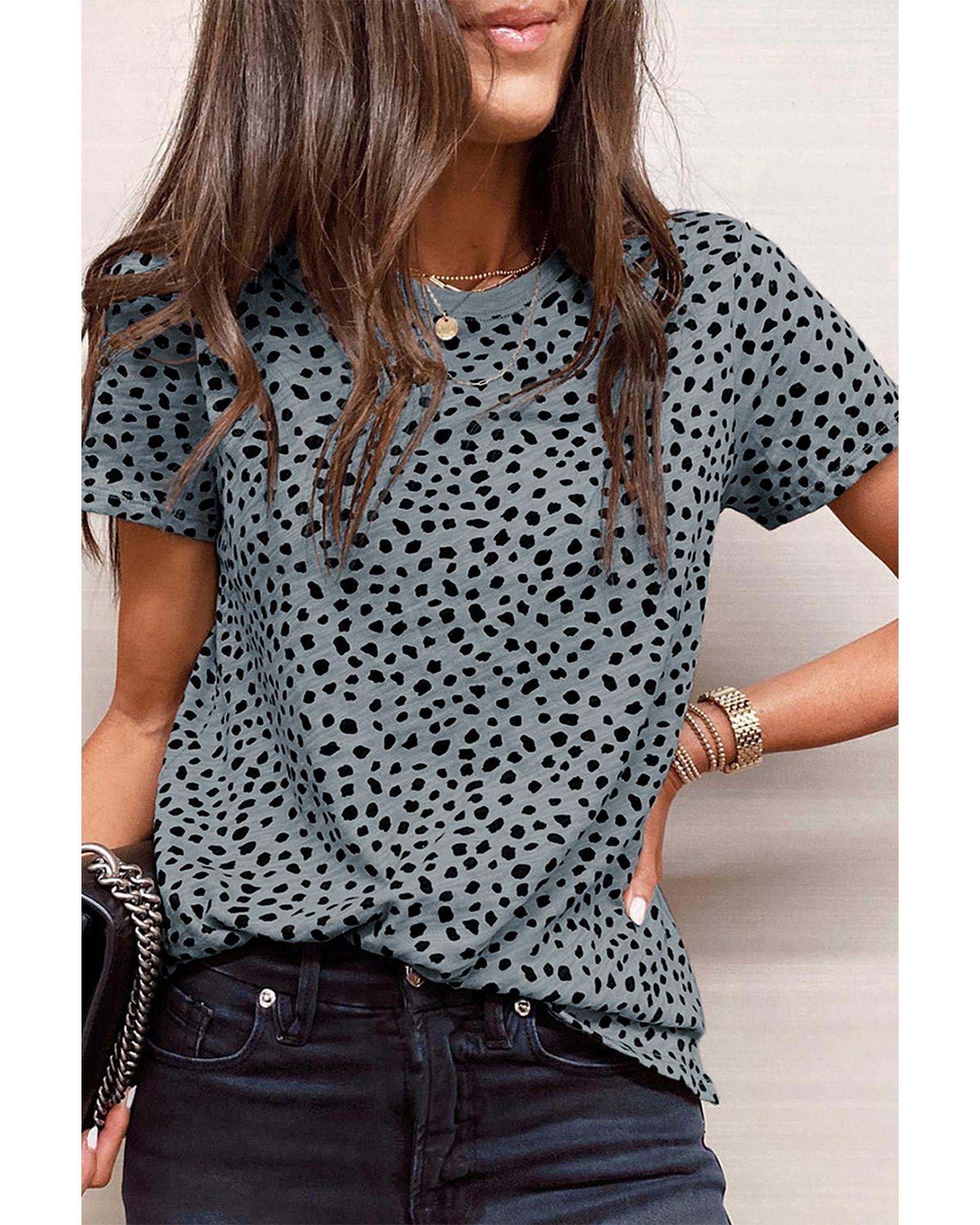 Azura Exchange Cheetah Print Short Sleeve T Shirt - XL Main image