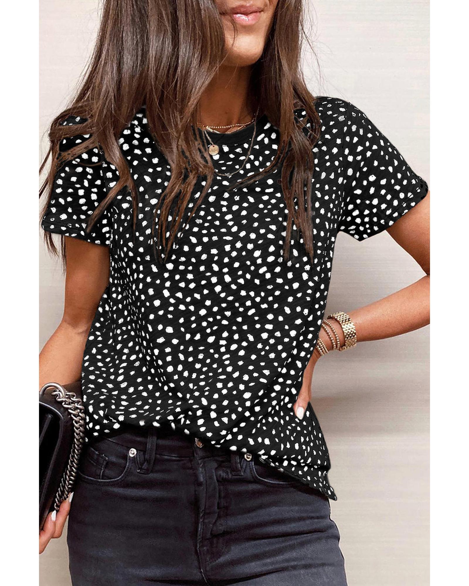 Azura Exchange Cheetah Print Short Sleeve T Shirt - S Main image