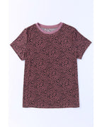 Azura Exchange Cheetah Print Short Sleeve T-Shirt - M