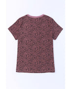 Azura Exchange Cheetah Print Short Sleeve T-Shirt - M