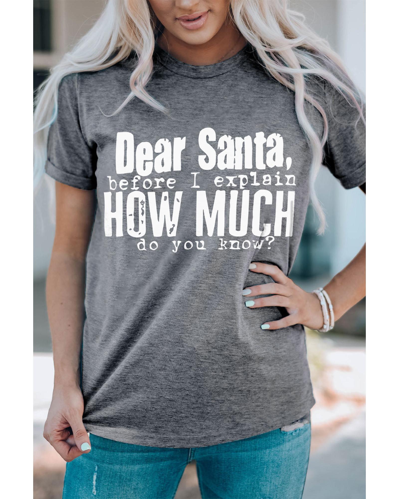 Azura Exchange Christmas Funny Saying Print T-Shirt - 2XL Secondary image