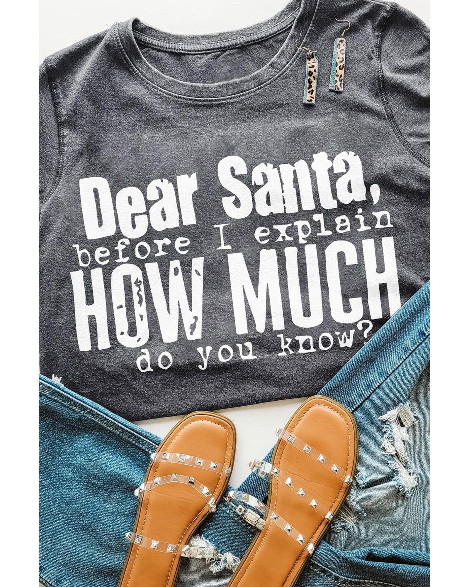 Azura Exchange Christmas Funny Saying Print T-Shirt - L Main image