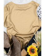 Azura Exchange Leopard Short Sleeve T Shirt - M