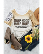 Azura Exchange Leopard Short Sleeve T Shirt - S
