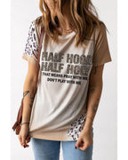 Azura Exchange Leopard Short Sleeve T Shirt - S