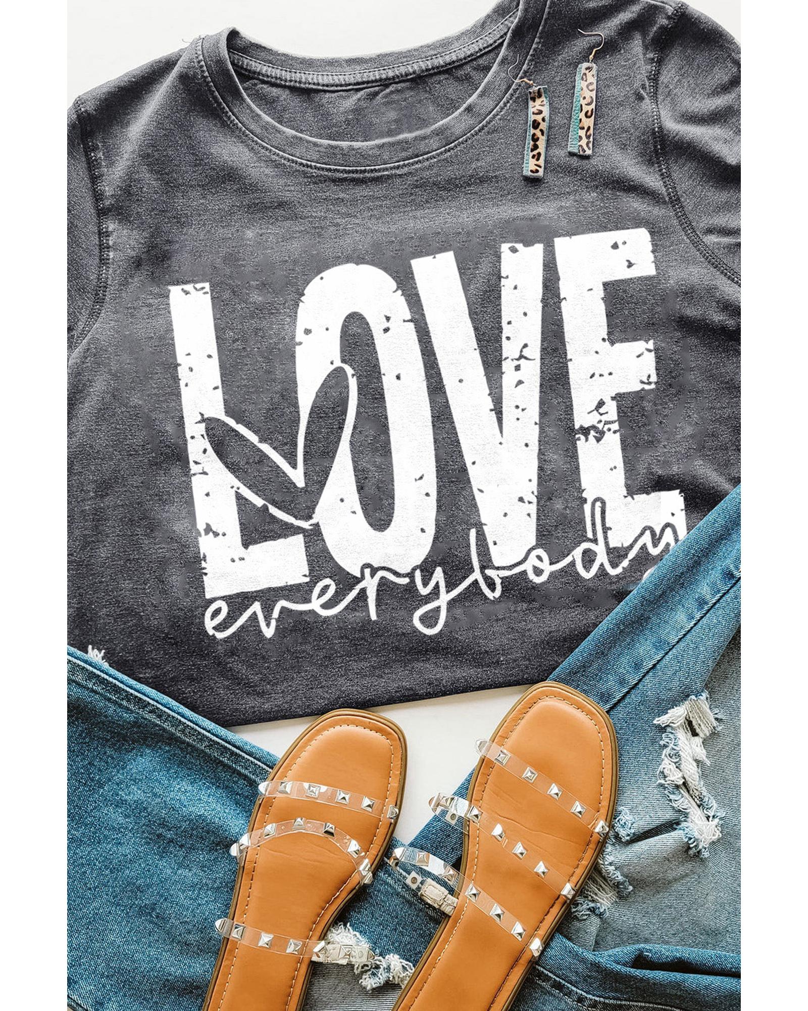 Azura Exchange LOVE everybody Graphic T-shirt - S Main image
