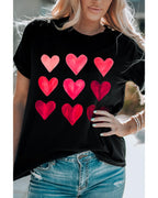 Azura Exchange Heart Graphic Tee for Valentines Day - XL